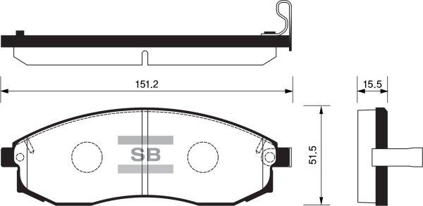 FI.BA FBP1256 - Гальмівні колодки, дискові гальма autocars.com.ua