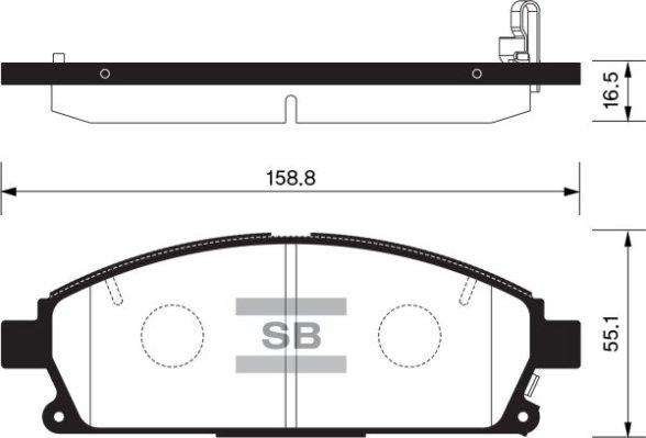 FI.BA FBP1365 - Гальмівні колодки, дискові гальма autocars.com.ua