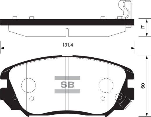 FI.BA FBP1402 - Тормозные колодки, дисковые, комплект autodnr.net