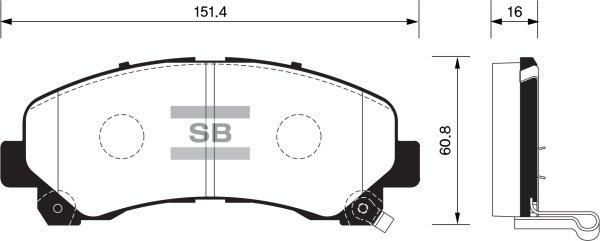 FI.BA FBP1409 - Гальмівні колодки, дискові гальма autocars.com.ua