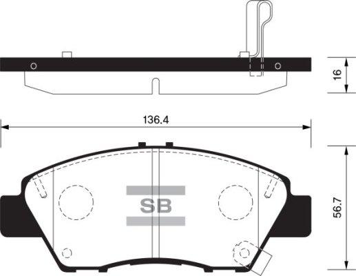 FI.BA FBP1463 - Гальмівні колодки, дискові гальма autocars.com.ua