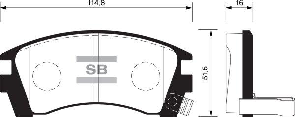 FI.BA FBP1488 - Гальмівні колодки, дискові гальма autocars.com.ua