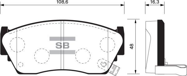 FI.BA FBP1489 - Гальмівні колодки, дискові гальма autocars.com.ua