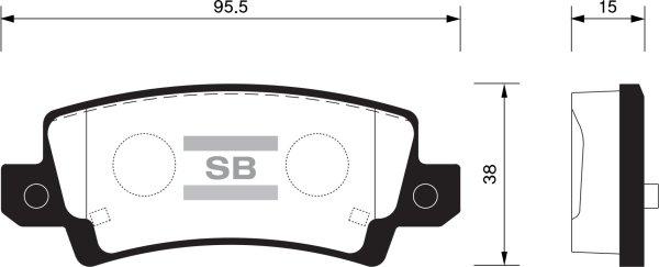 FI.BA FBP1503 - Гальмівні колодки, дискові гальма autocars.com.ua