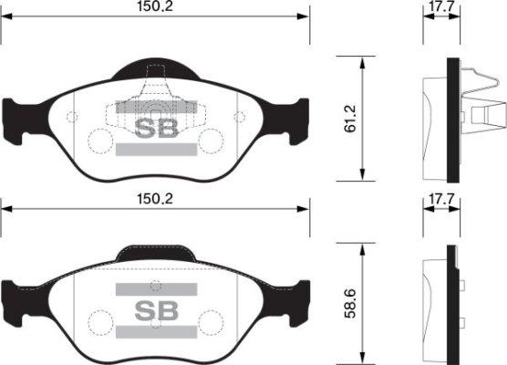 FI.BA FBP1565 - Гальмівні колодки, дискові гальма autocars.com.ua