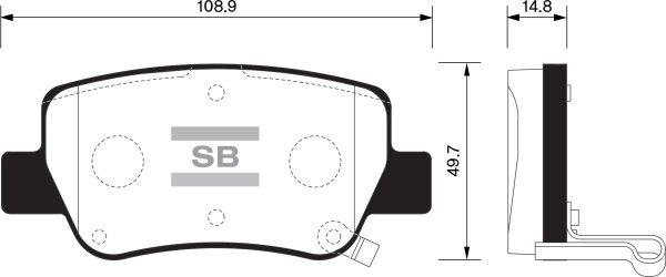 FI.BA FBP1578 - Гальмівні колодки, дискові гальма autocars.com.ua