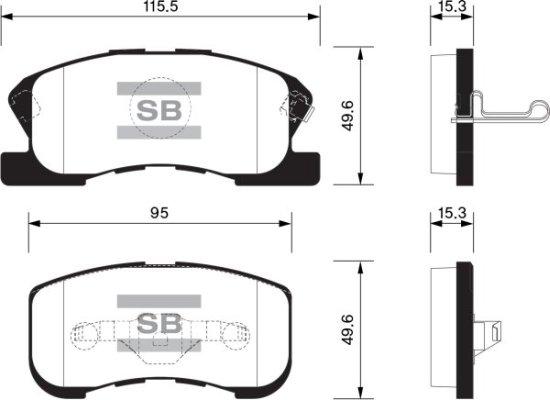 FI.BA FBP1610 - Гальмівні колодки, дискові гальма autocars.com.ua