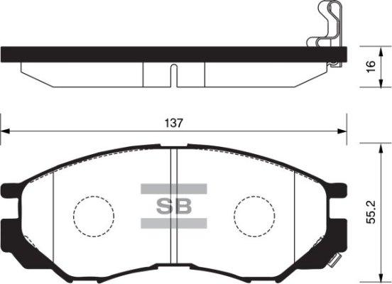 FI.BA FBP2011 - Гальмівні колодки, дискові гальма autocars.com.ua