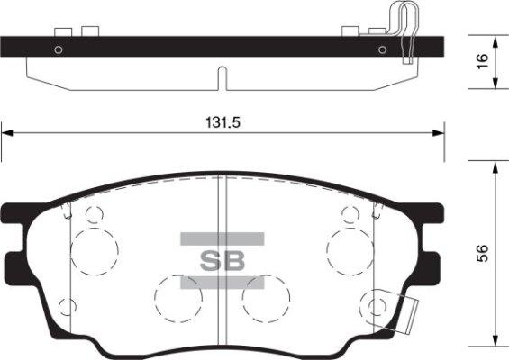 FI.BA FBP2027 - Гальмівні колодки, дискові гальма autocars.com.ua