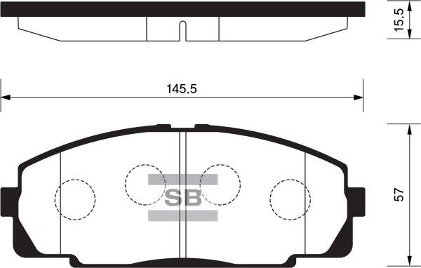 FI.BA FBP2077 - Гальмівні колодки, дискові гальма autocars.com.ua