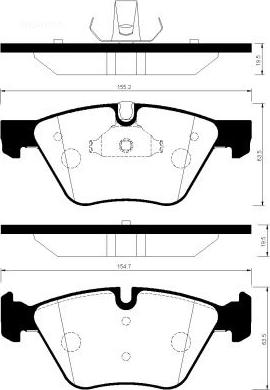 FI.BA FBP2159 - Гальмівні колодки, дискові гальма autocars.com.ua