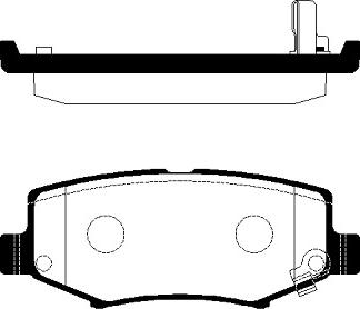 DJ Parts BP1969 - Гальмівні колодки, дискові гальма autocars.com.ua