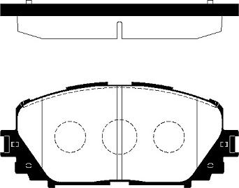 Stark SKBP-0011305 - Гальмівні колодки, дискові гальма autocars.com.ua
