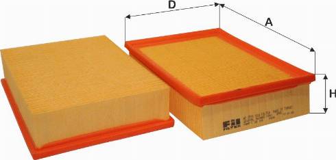 FIL Filter HP 2086 - Повітряний фільтр autocars.com.ua