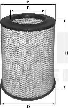 FIL Filter HP 2567 - Повітряний фільтр autocars.com.ua