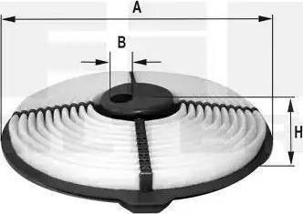 FIL Filter HP 5019 - Повітряний фільтр autocars.com.ua