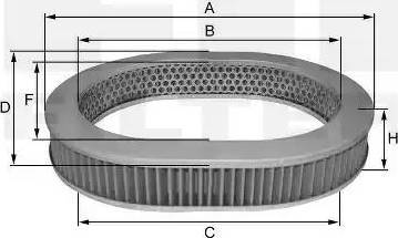 FIL Filter HP 5008 - Повітряний фільтр autocars.com.ua