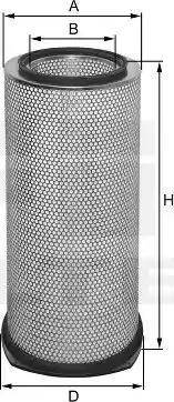 FIL Filter HP 981 - Повітряний фільтр autocars.com.ua
