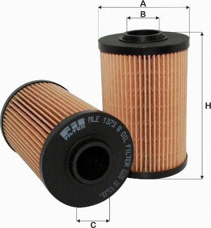 FIL Filter MLE 1373 B - Масляний фільтр autocars.com.ua