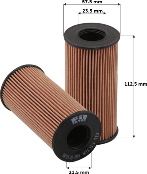 FIL Filter MLE 1552 A - Масляний фільтр autocars.com.ua