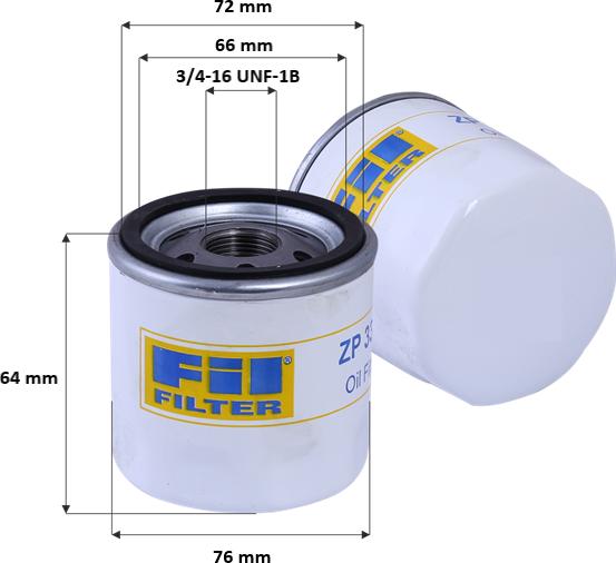 FIL Filter ZP 3336 - Масляний фільтр autocars.com.ua