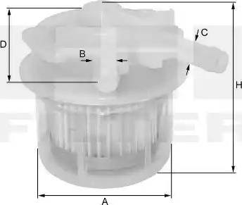 FIL Filter ZP 8066 FP - Паливний фільтр autocars.com.ua