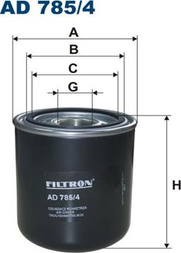 Filtron AD785/4 - Патрон осушителя воздуха, пневматическая система autodnr.net