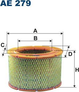 Filtron AE279 - Воздушный фильтр avtokuzovplus.com.ua