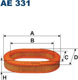 Filtron AE331 - Воздушный фильтр avtokuzovplus.com.ua