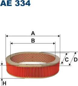 Filtron AE334 - Повітряний фільтр autocars.com.ua