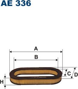 Filtron AE336 - Повітряний фільтр autocars.com.ua