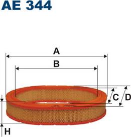 Filtron AE344 - Повітряний фільтр autocars.com.ua