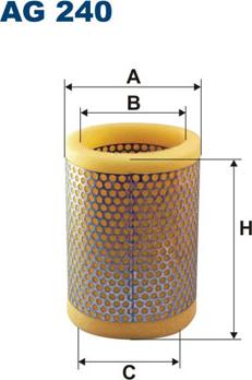 Filtron AG240 - Воздушный фильтр autodnr.net