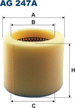 Filtron AG247A - Повітряний фільтр autocars.com.ua