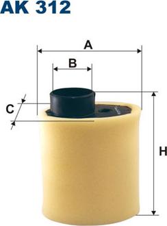 Filtron AK312 - Воздушный фильтр autodnr.net