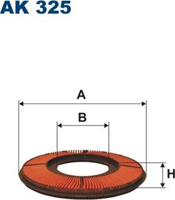 Filtron AK325 - Воздушный фильтр avtokuzovplus.com.ua