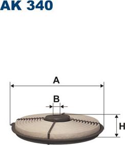 Filtron AK340 - Повітряний фільтр autocars.com.ua