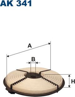 Filtron AK341 - Повітряний фільтр autocars.com.ua