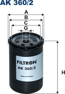 Filtron AK360/2 - Воздушный фильтр autodnr.net