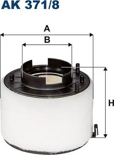 Filtron AK371/8 - Воздушный фильтр avtokuzovplus.com.ua