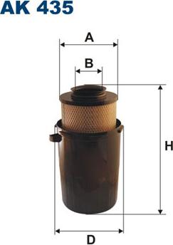 Filtron AK435 - Воздушный фильтр avtokuzovplus.com.ua