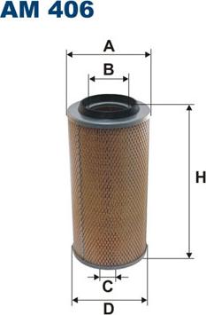 Filtron AM406 - Повітряний фільтр autocars.com.ua