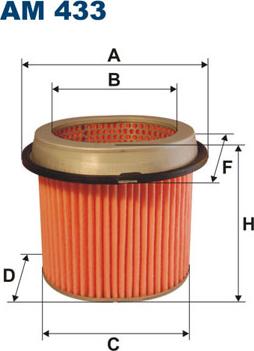 Filtron AM433 - Повітряний фільтр autocars.com.ua