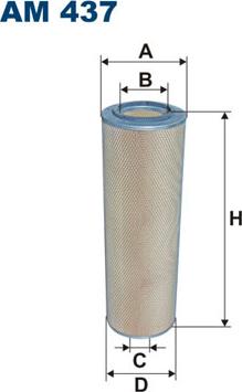Filtron AM437 - Повітряний фільтр autocars.com.ua