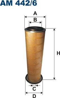 Filtron AM442/6 - Воздушный фильтр avtokuzovplus.com.ua