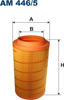 Filtron AM446/5 - Повітряний фільтр autocars.com.ua