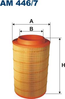 Filtron AM446/7 - Повітряний фільтр autocars.com.ua