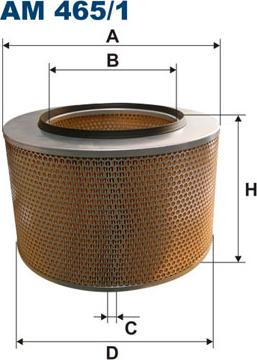 Filtron AM465/1 - Повітряний фільтр autocars.com.ua