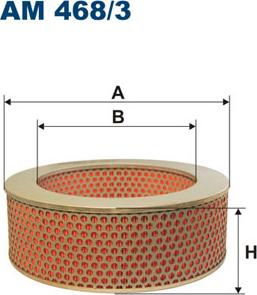 Filtron AM468/3 - Повітряний фільтр autocars.com.ua