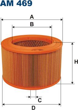 Filtron AM469 - Повітряний фільтр autocars.com.ua